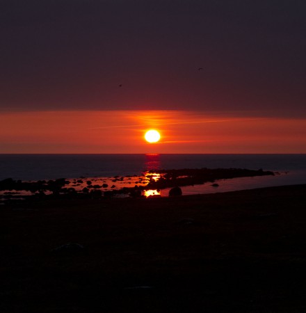 Solnedgång Foto:Kerstin Martinsson